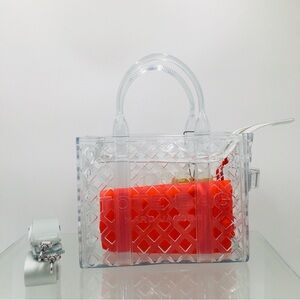 Marc Jacobs The Jelly Tote Bag clear color